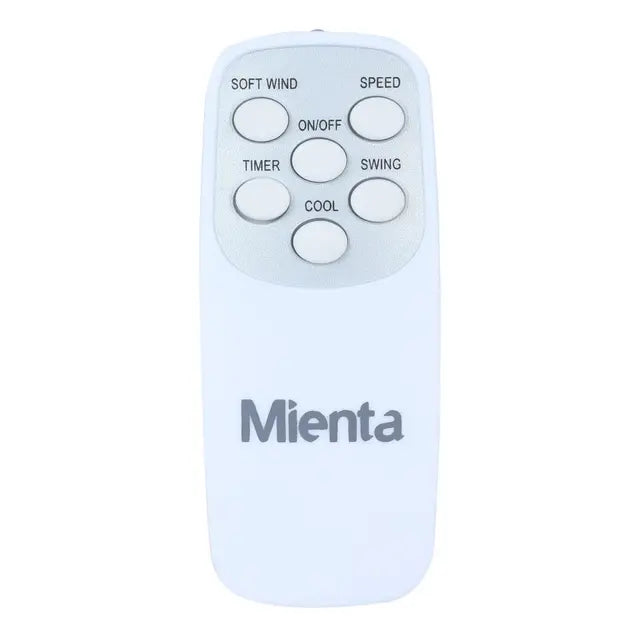 Mienta Desert Air Cooler with Remote Control - 85 Liters - 3 Speeds - Black-AC49138B
