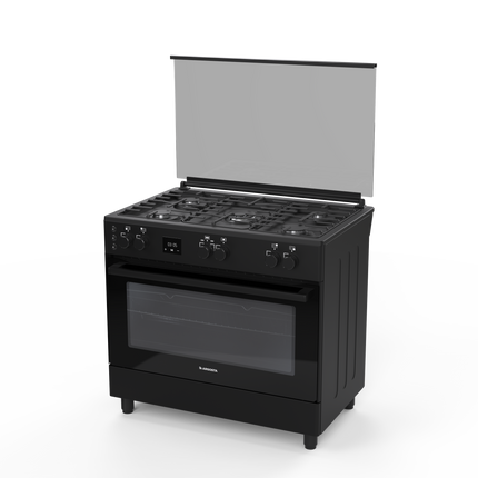 Argosta 60x90 Free Standing Gas cooker , black, Full Safety, Digital Timer, Turkish Manufacturing (Model: AR FSS6090)