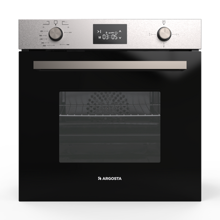 Argosta 60cm Built-in Gas Oven, Inox, Safety Device, Fan, Digital Timer, Turkey - Model: AR GO6060S