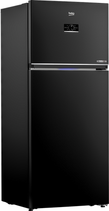 Beko Top Freezer Refrigerator -557 Liter- 2 Doors - Frost-Free - Digital Display - Black - B3RDNE590ZB