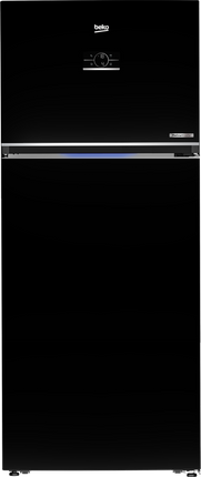 Beko Top Freezer Refrigerator -557 Liter- 2 Doors - Frost-Free - Digital Display - Black - B3RDNE590ZB