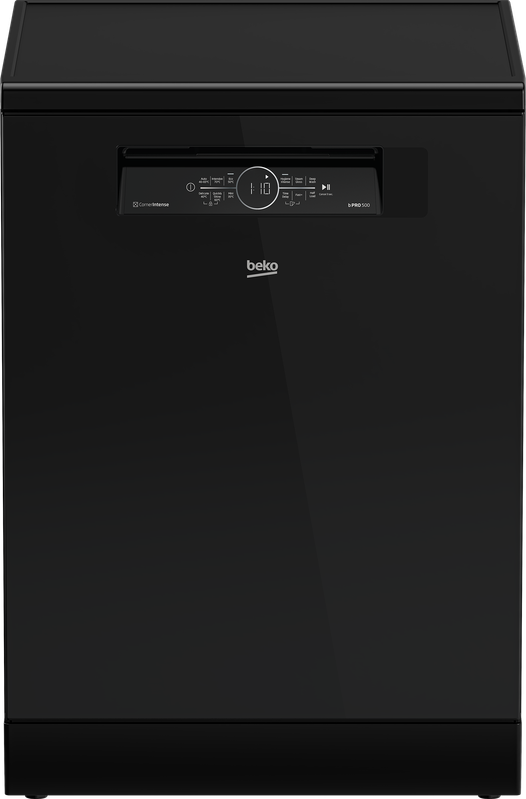 غسالة اطباق بيكو-  15 فرد-  6 برامج - انفرتر-  زجاج كلاس اسود -  BDFN36531GB
