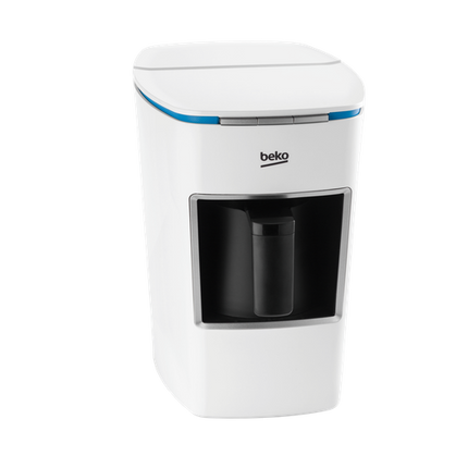 ماكينة تحضير قهوة بيكو - 670 وات -لمسة واحدة - بخزان مياة - 3 كوب - أبيض - BKK2400