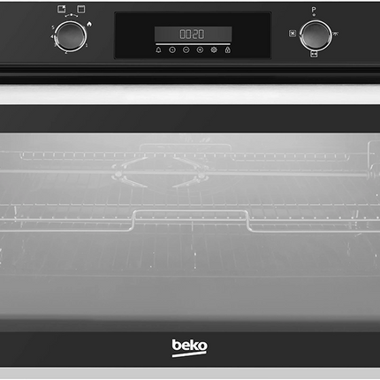 Beko Built-in Oven, 90 cm, 108 liters , Digital Display , Oven Fan , Automatic Ignition, Full Safety, Black, BBWHT12300BS
