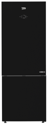 Beko 490L No-Frost 2-Door Combi Refrigerator B5RCNE565HXPBGE Bottom Freezer Digital Inverter - Black Glass