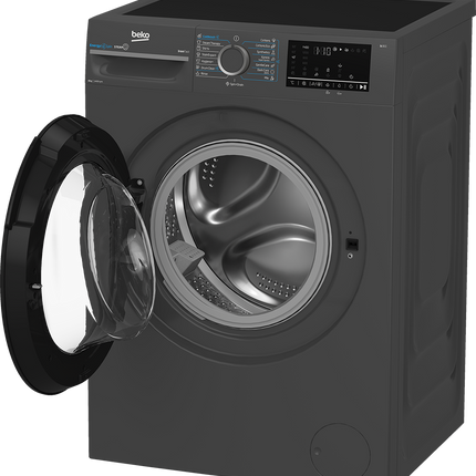 Beko 8kg Front-Load Automatic Washing Machine WFST87XA - ProSmart Inverter - Dark Grey