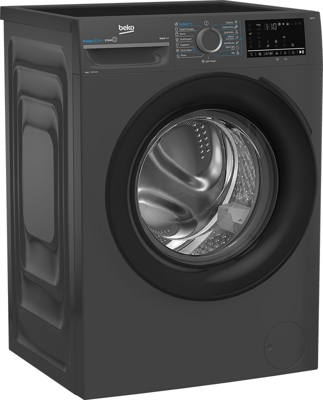 Beko 8kg Front-Load Automatic Washing Machine WFST87XA - ProSmart Inverter - Dark Grey