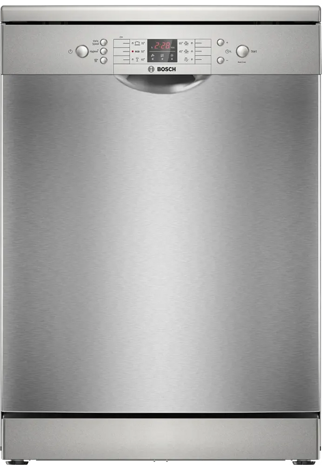 Bosch Series 2 13 Place Settings Dishwasher SMS26AI00V Digital - Silver