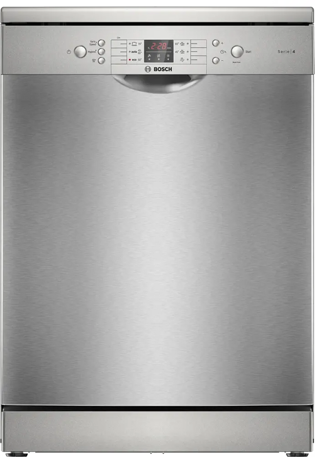 Bosch dishwasher 14 place settings SMS46NI20V digital fingerprint resistant - stainless steel silver