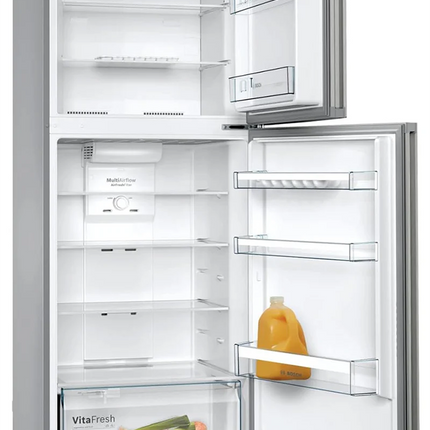 Bosch Refrigerator Series 4 413 Liters No Frost 2-Door KDN47NLEE8 - Stainless Steel