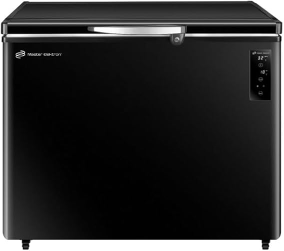 Master Electron Horizontal Deep Freezer - 320 Liters - Defrost - Smart - Digital Display - Black -CHF-320BS