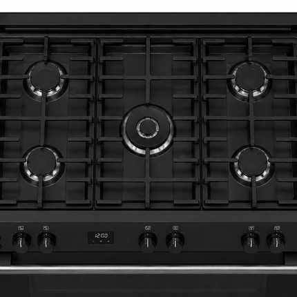 بوتجاز غاز  أرجوستا 60×90، لون أسود، أمان كامل، مؤقت رقمي، صناعة تركية (موديل: AR FSS6090)