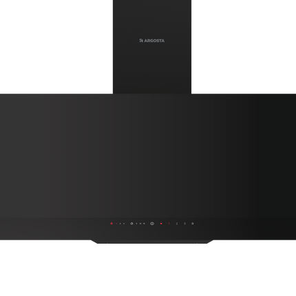 Argosta Inverter Pyramid Range Hood 90cm Black Glass - AR AG90 2TCBL