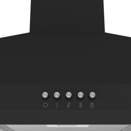 Argosta Inverter Pyramid Range Hood 90cm Black - AR P90 PBBL
