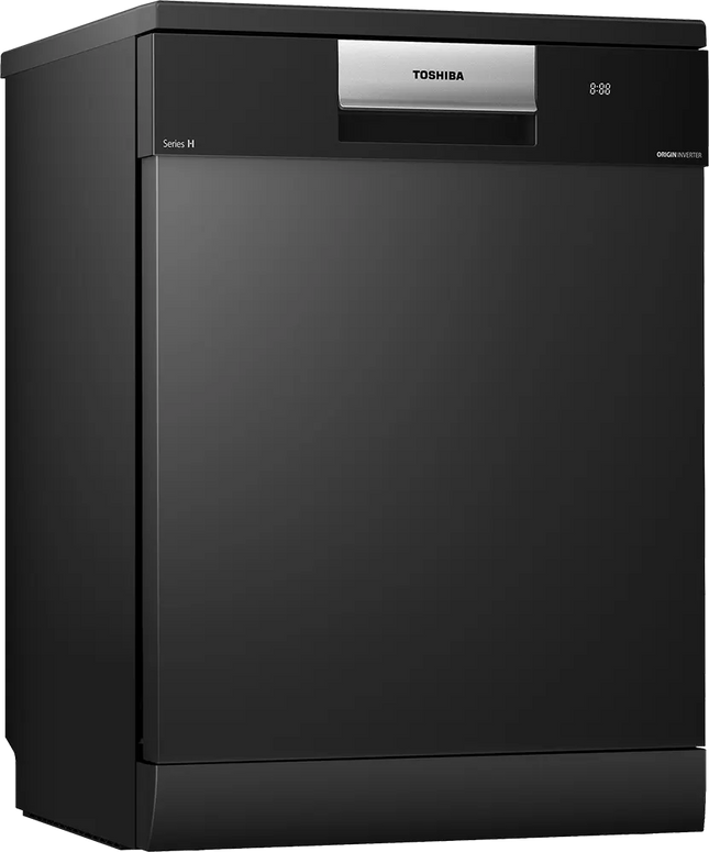 Toshiba dishwasher 15 place settings DW-15F6AF(G) inverter digital WiFi UV sterilization - black (Miraco warranty)