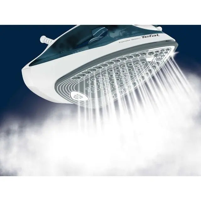 Tefal Steam Iron - 2200 Watts - White and Blue - FV2831E2