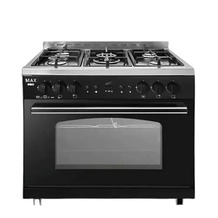 Unionaire iChef 60x90cm Gas/Electric Hob - 5 Burners - Silver & Black - GB11GC383ICPSF1CHPC2W ICHEF HYBRD