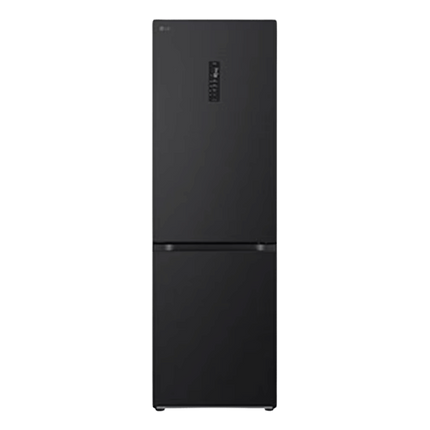 LG Combi Refrigerator with Bottom Freezer - 344 Liters - 2 Doors - No Frost - Digital Display - Black GWB489FS6W