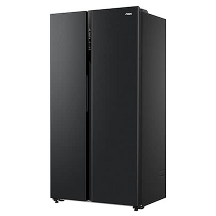 Haier Side-by-Side Refrigerator - No Frost - 521 Liters - Inverter - 2 Doors - Digital Display - Black HRF570SDBM