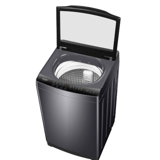 Haier Top Load Washing Machine - 10kg - 8 Programs - Digital Display - Silver HWM100/316S6