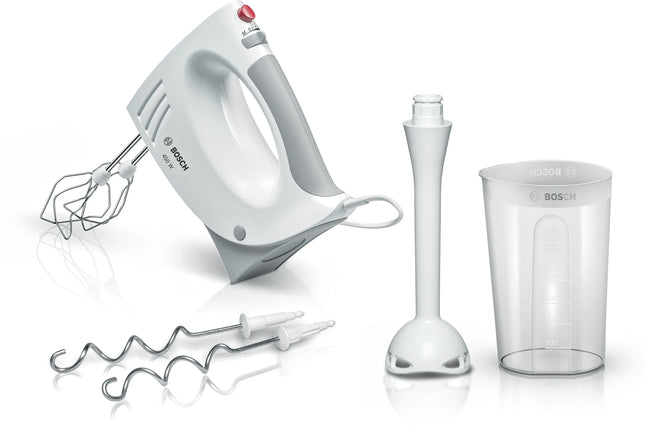 Bosch egg Mixer, 450 Watt, 5 Speeds, White, MFQ3540