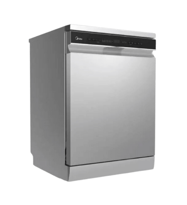 Midea Dishwasher - 14 Place Settings - 6 Programs - Digital Display - Silver -MDWEF1433DSSWIEG