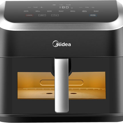 Midea Air Fryer - 2200W -9 Liter-  Digital Display - Black -  MFCY85WK