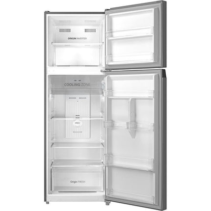 Toshiba Midea Top Freezer Refrigerator - No Frost - Inverter - 411 Liter - 2 Doors - Silver - RT558WEPMN57