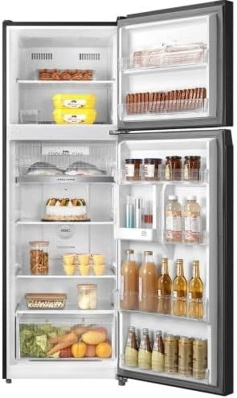 Toshiba Midea Top Freezer Refrigerator - No Frost - Inverter - 450 Liter - 2 Doors - Gray- RT622WEPMN06