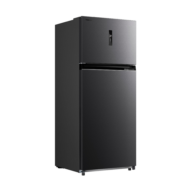 Toshiba Midea Top Freezer Refrigerator - No Frost - Inverter - 535 Liter - 2 Doors - Gray- RT702WEPMN06