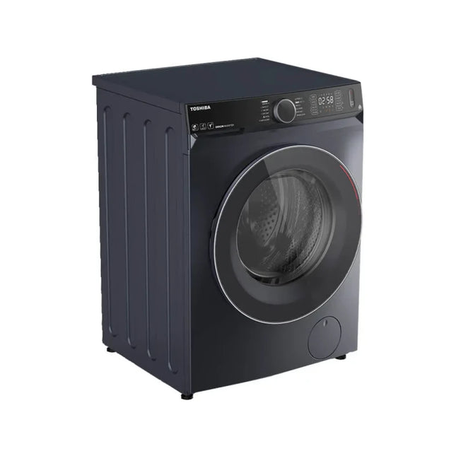 Toshiba Midea Front Load Washing Machine - 10.5 kg - Inverter - Steam Technology - Dryer - 1400 RPM - Wi-Fi - Digital Display - Gray - TWDBM115GF4EGMK