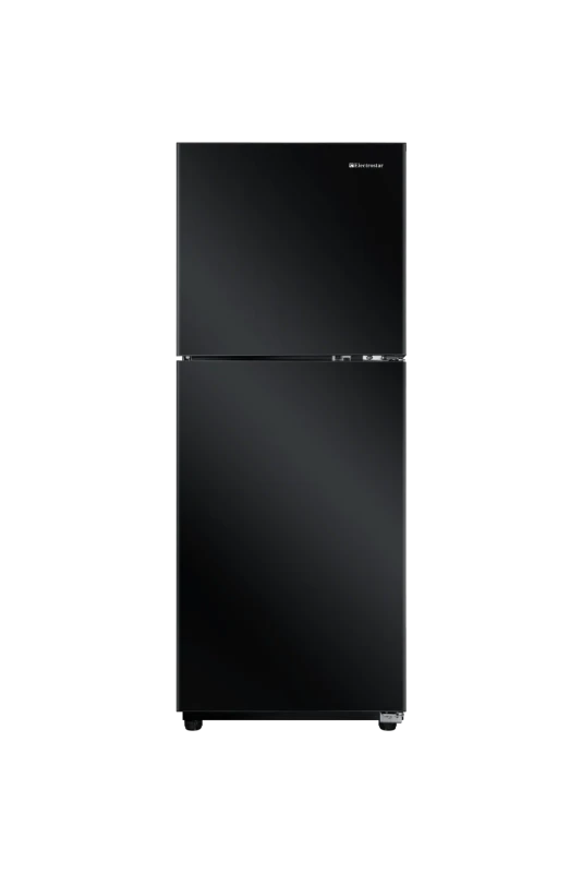 Electrostars Majesta Refrigerator - Top Freezer - 330 Liters - No Frost - 2 Doors - Glass Shelves - Black - NF