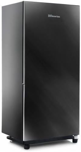 Electrostar Upright Deep Freezer - No Frost - 5 Drawers - 215 Liter  - Black Glass P220 NF