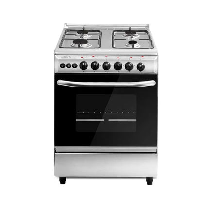 Royal Gas Speed 60x60 cm Gas Cooker - 4 Burners - Gas - Full Safety Features - Fan - Stainless Steel - R315