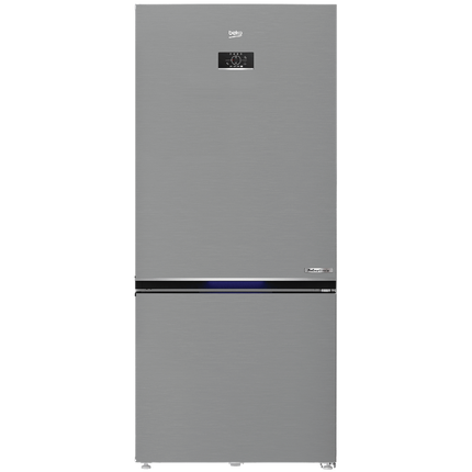 Beko Bottom Freezer Refrigerator - 570 Liter - 2 Doors - Frost-Free - Digital Display - Stainless Steel- RCNE690E20DZXP