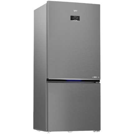 Beko Bottom Freezer Refrigerator - 570 Liter - 2 Doors - Frost-Free - Digital Display - Stainless Steel- RCNE690E20DZXP