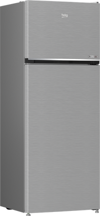 Beko Top Freezer Refrigerator - 406 Liter -Inverter -2 Doors - Frost Freezer - Silver-RDNE455M20XBIDEG