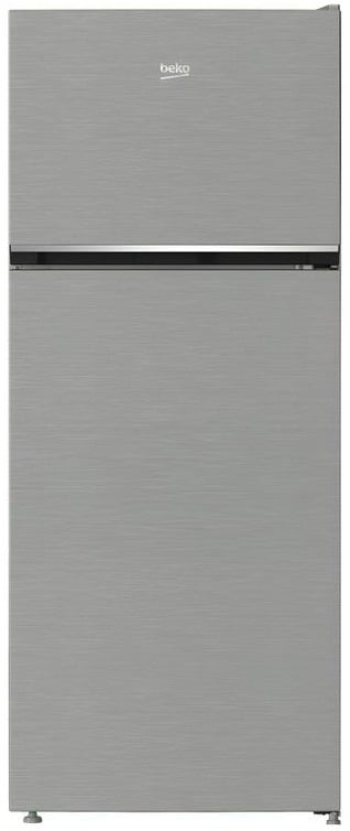 ثلاجة بفريزر علوي بيكو-  430 لتر-2 باب - مانع تجمد - فضي - RDNE455MK
