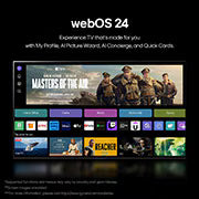 تلفزيون LG QNED AI QNED80 بحجم 55 بوصة بنظام webOS24
