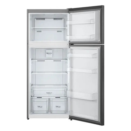 LG Top Freezer Refrigerator - 2 Doors- 401 Liter  - No Frost - Digital Display - Black- SBAN F402