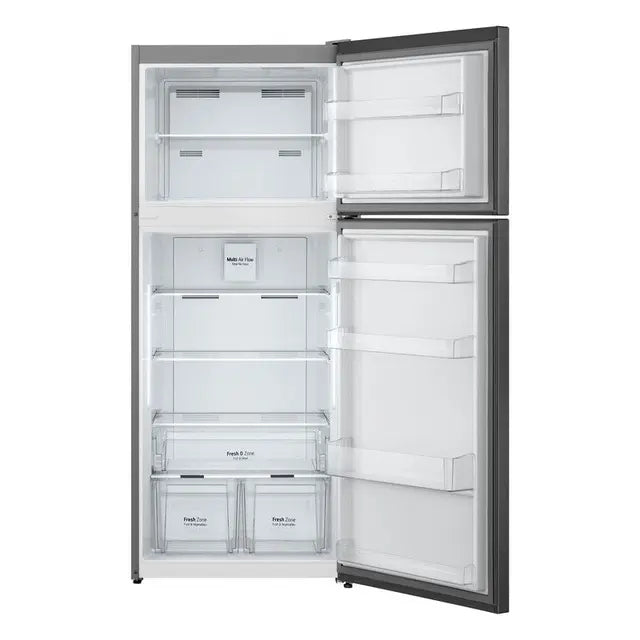 LG Top Freezer Refrigerator - 2 Doors- 401 Liter  - No Frost - Digital Display - Black- SBAN F402