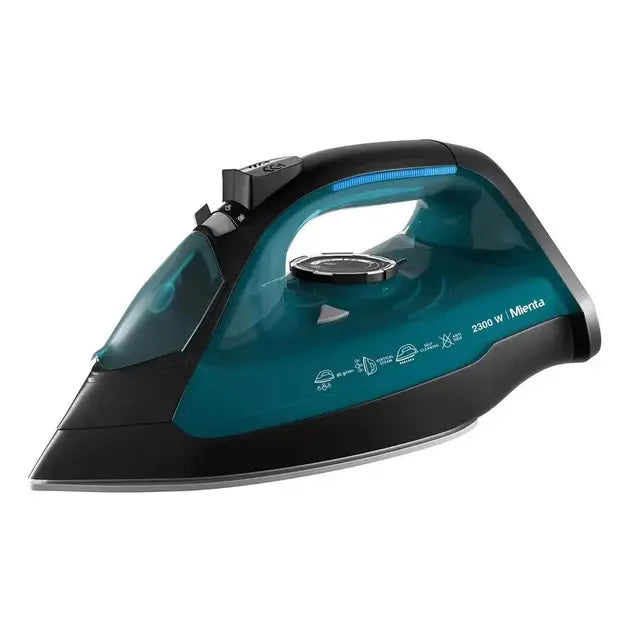 Mienta Steam Iron - 2300 Watts - Turquoise and Black- SI181540A