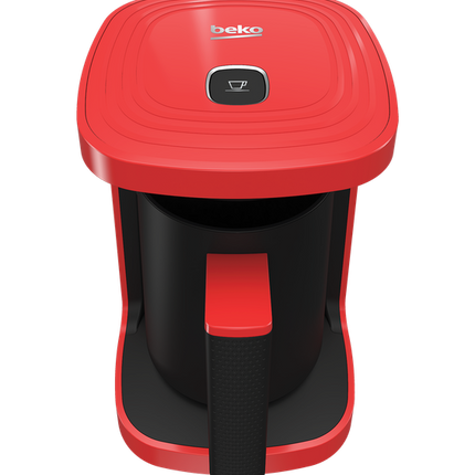 Beko Coffee Maker - 500W - One-Touch Coffee - 4 Cups - Red x Black - TKM2940 - image 2