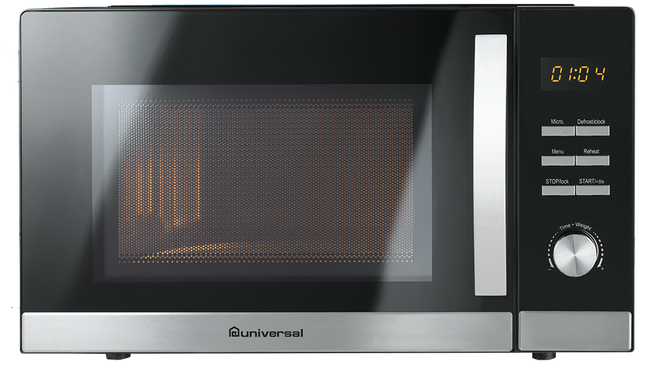Universal Infinity 30L 1300W Digital Microwave MV30IN - Black x Silver