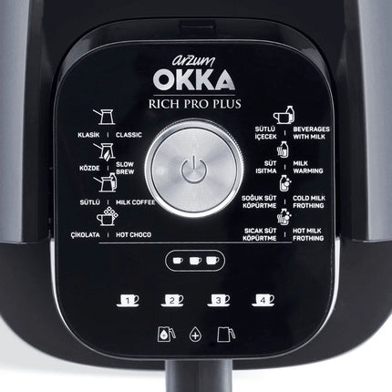 Arzum OKKA Rich Pro Plus (With Water Tank) – Black, Chrome 0038/04
