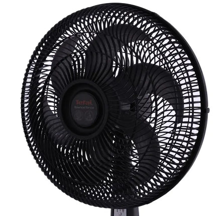 Tefal Stand Fan - 16 Inch - 6 Blades - 3 Speeds - Remote Control - Black - VG4130EE