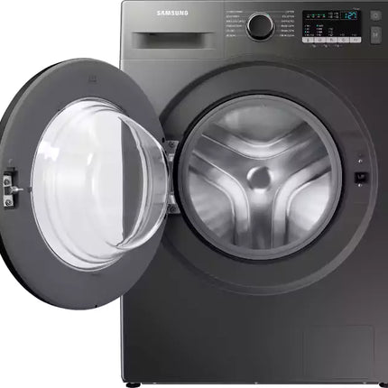 غسالة ملابس تحميل أمامي سامسونج -7 كيلو-18برنامج - 1200 لفة - تقنية البخار- فضي - W70T4020CX1AS 