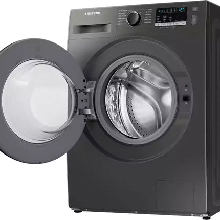 غسالة ملابس تحميل أمامي سامسونج -7 كيلو-18برنامج - 1200 لفة - تقنية البخار- فضي - W70T4020CX1AS 