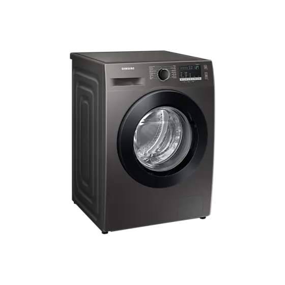 Samsung Front Load Washing Machine - 9 kg - 18 Programs - 1400 RPM - Inverter - Steam Technology - Digital Display - Silver - W90T4040CX1AS