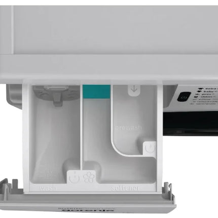 Alba Gorenje Front Load Washing Machine - 8 kg - 16 Programs - 1400 RPM - Digital Display - Steam - Silver - WNE184ASA